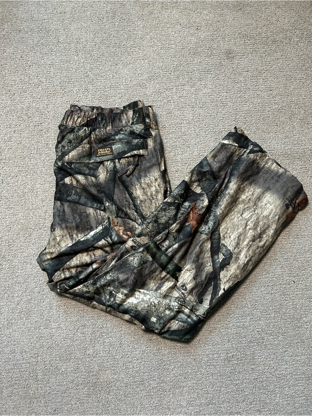 Vintage Mossy Oak Shadow Branch Pants Size XXL Gamehide Hush Hide - Western